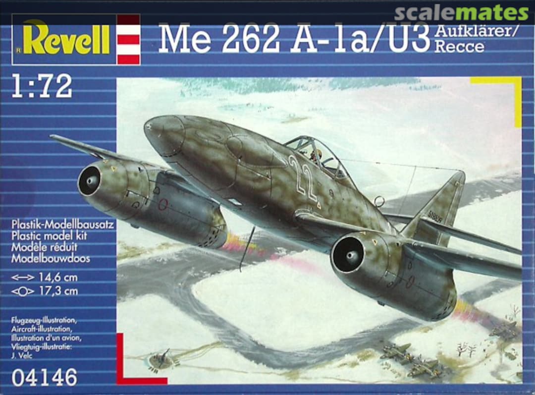 Boxart Me 262 A-1a/U3 04146 Revell