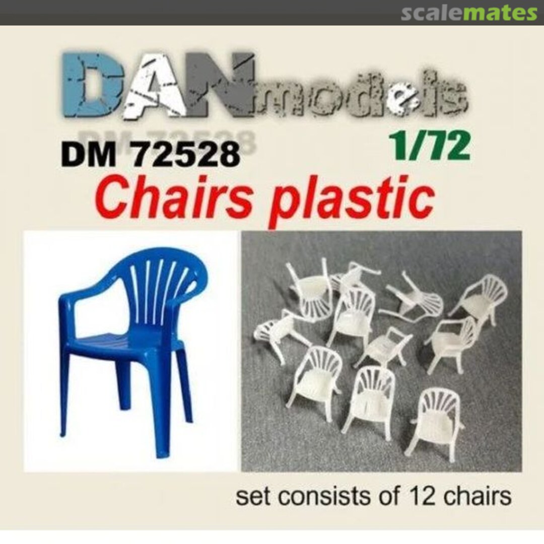 Boxart Plastic chairs (12 pcs) DM72528 DANmodels