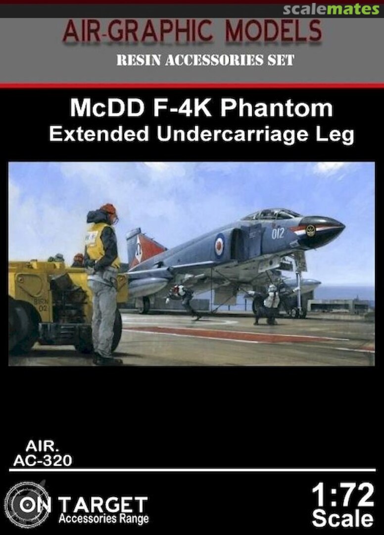 Boxart F-4K Phantom Front Undercarriage Leg AC-320 Air-Graphic Models