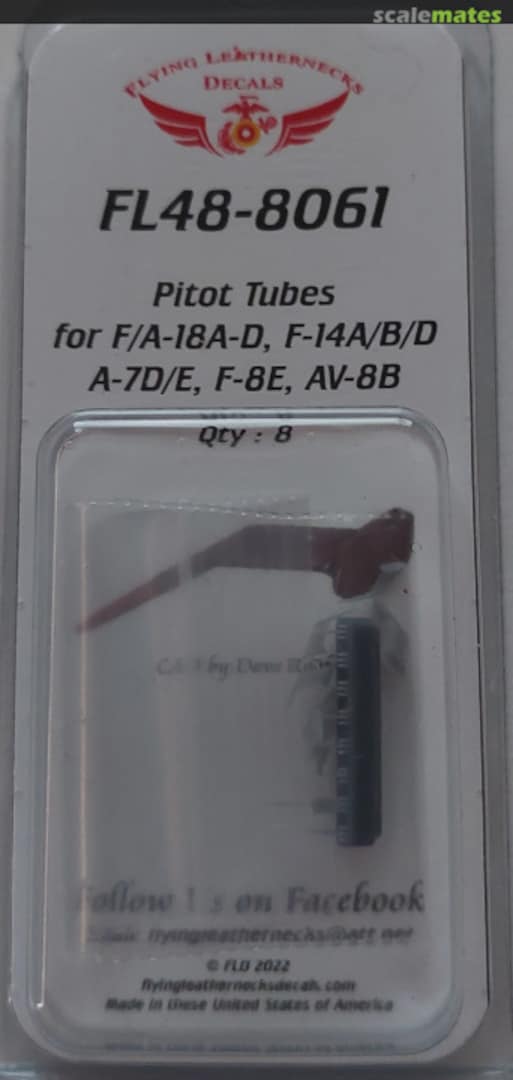 Boxart Pitot Tubes FL48-8061 Flying Leathernecks