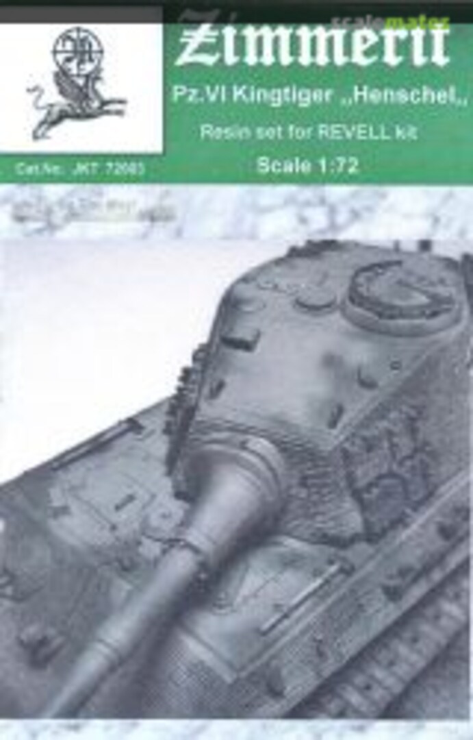 Boxart Pz.Kpfw.VI Kingtiger "Henschel" - zimmerit JKT 72003 JK Resin