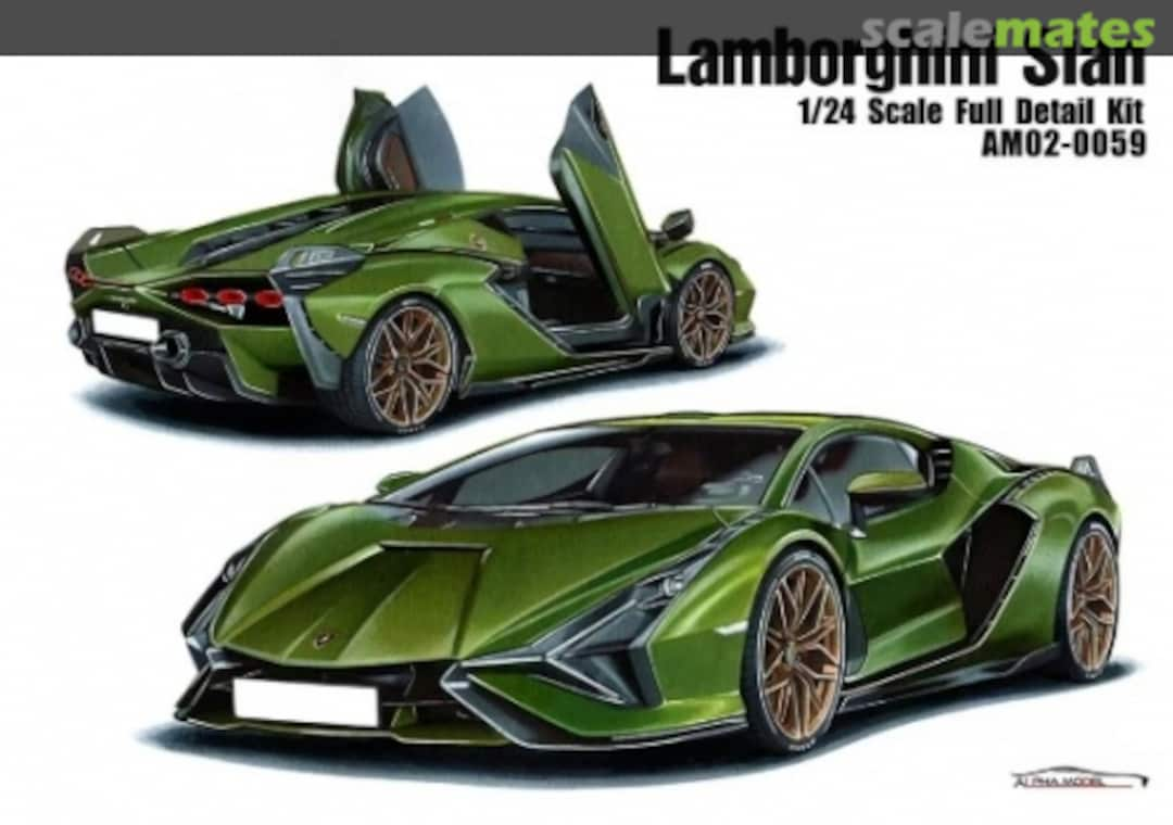 Boxart Lamborghini Sian AM02-0059 Alpha Model