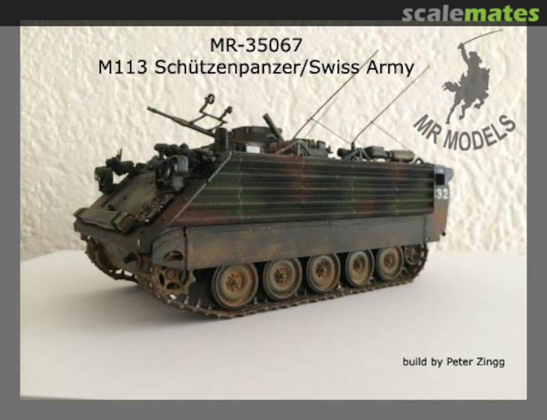 Boxart M113 Schützenpanzer 63/89 Schweiz Conversion Kit MR-35067 MR Modellbau