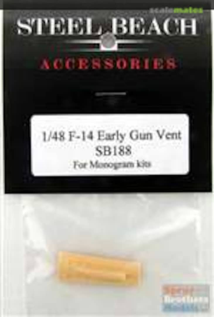 Boxart F-14 Tomcat Early Gun Vent 48065 Steel Beach