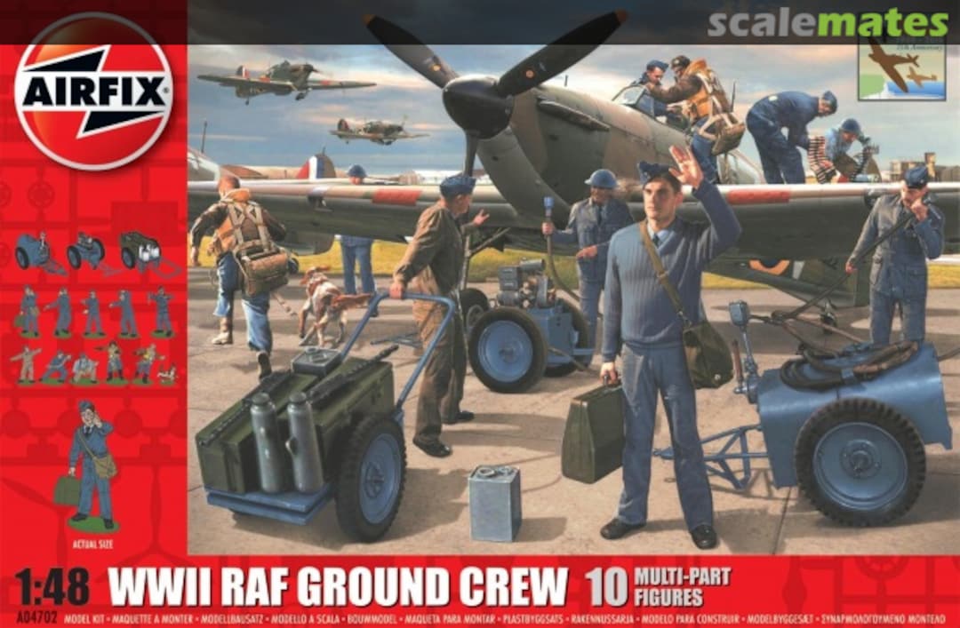 Boxart WWII RAF Ground Crew A04702 Airfix