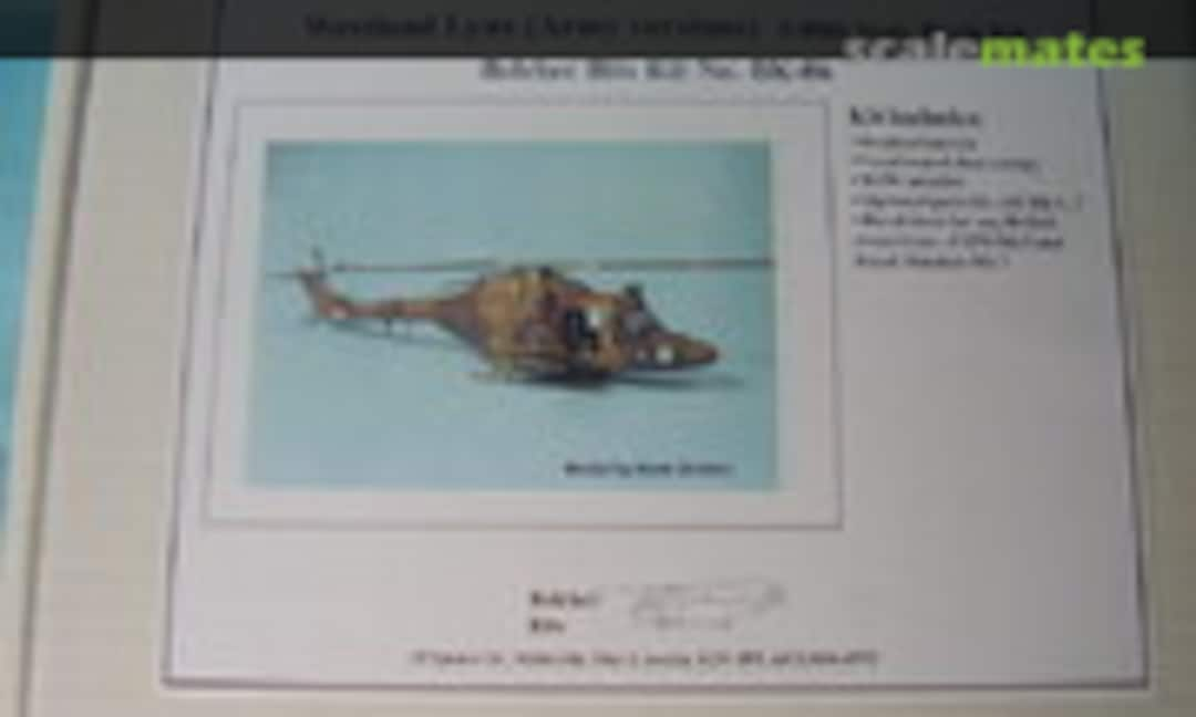 1:48 Westland Lynx (Army versions) (Belcher Bits BK-06)