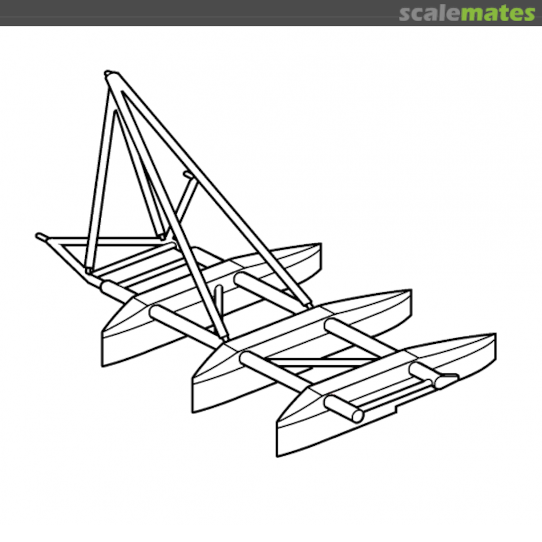 Boxart Mi-8/17 "Hip" - Framework Construction of Weapoms Racks TC72095 HELI Resin Kits