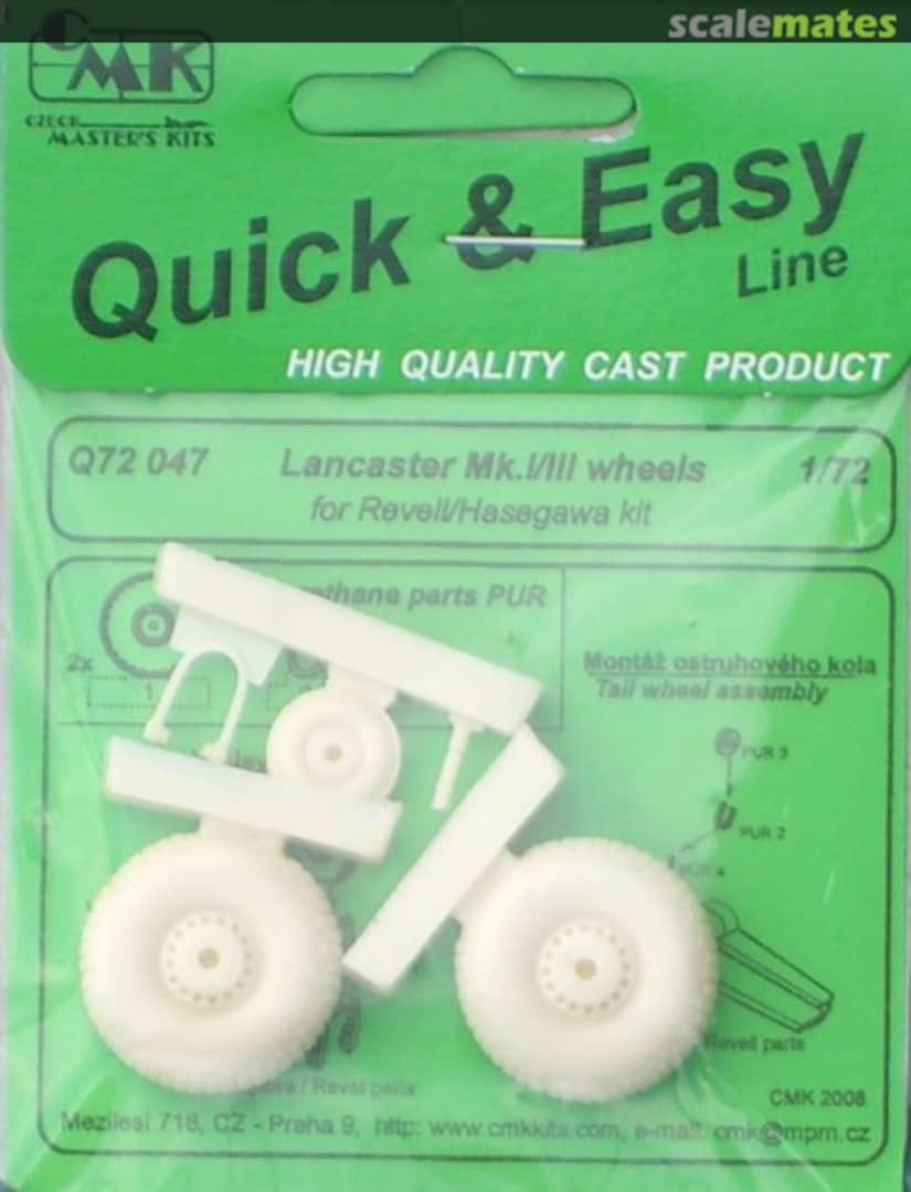 Boxart Lancaster Mk.I/III wheels Q72047 CMK