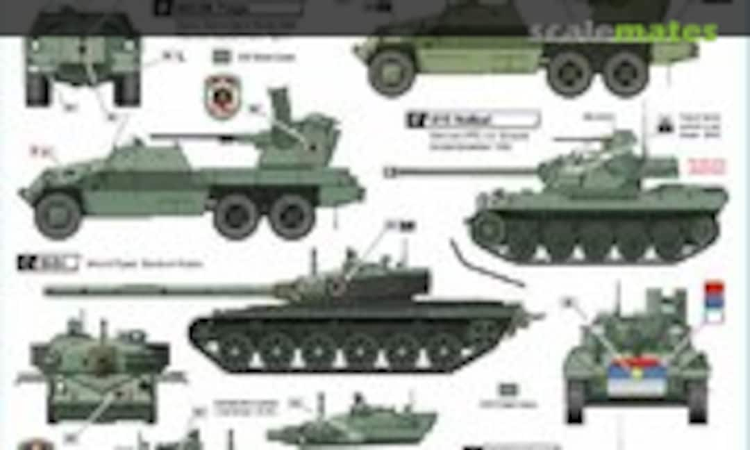 1:35 Tanks &amp; AFVs in Bosnia # 7 (Star Decals 35-C1142)