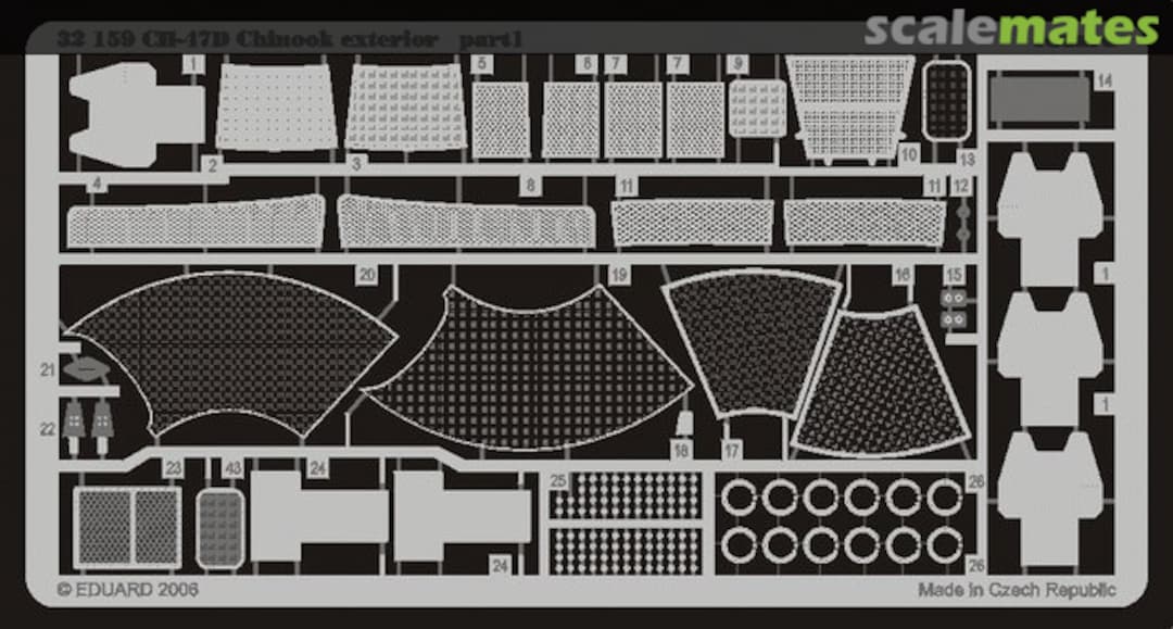 Boxart CH-47D Chinook Exterior 32159 Eduard