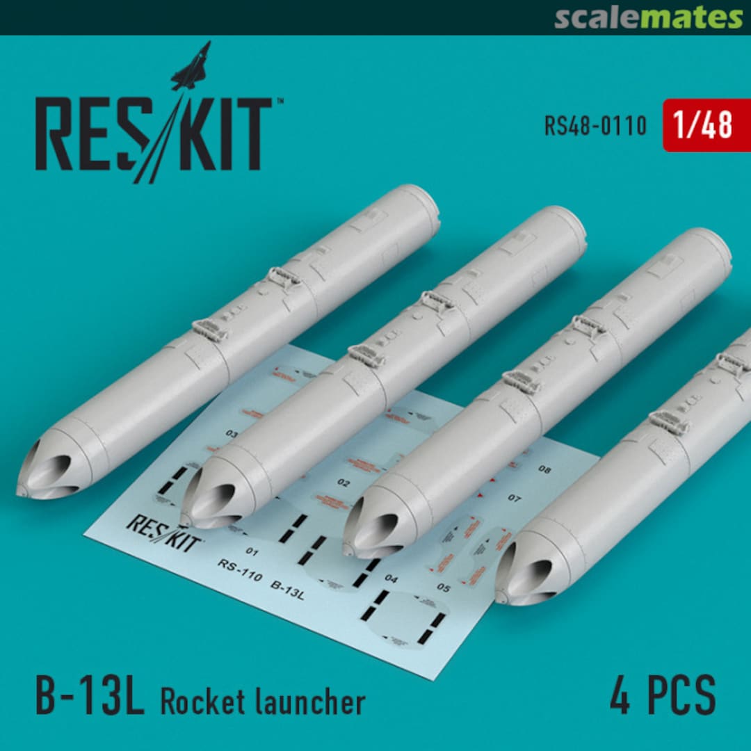 Boxart B-13L rocket launcher RS48-0110 ResKit