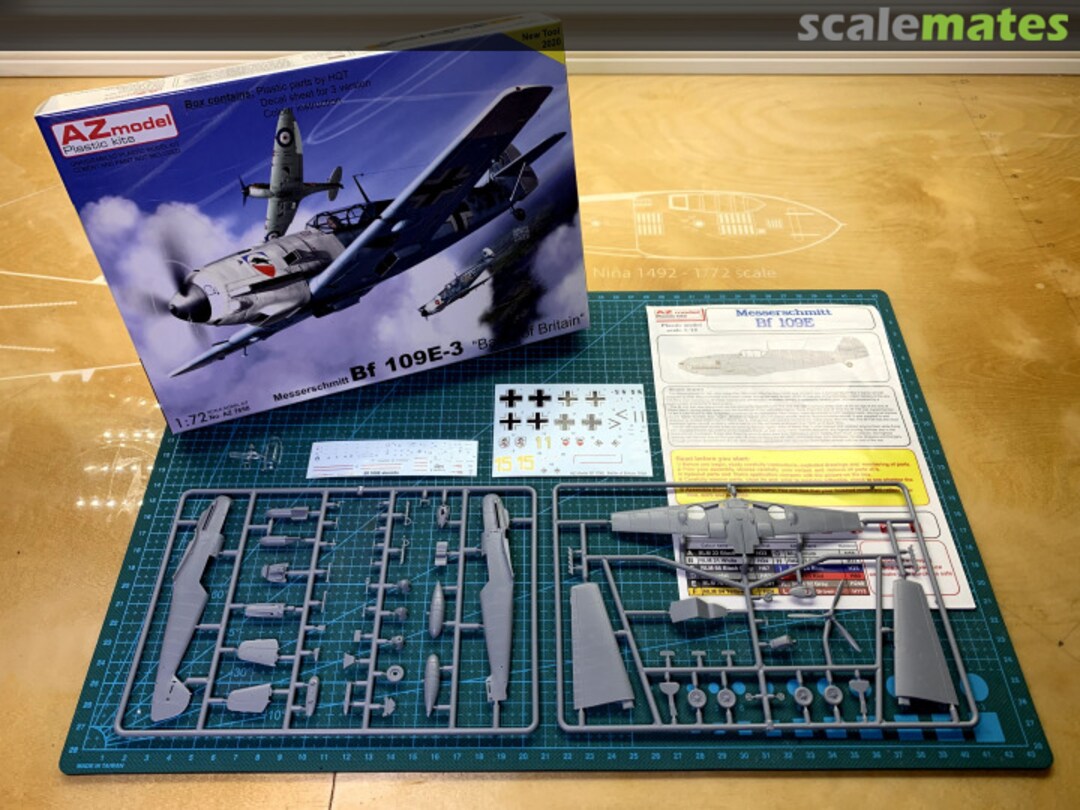 Contents Messerschmitt Bf 109E-3 AZ7658 AZmodel