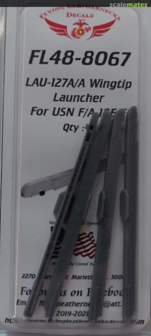 Boxart LAU-127A/A Wingtip Launcher FL48-8067 Flying Leathernecks