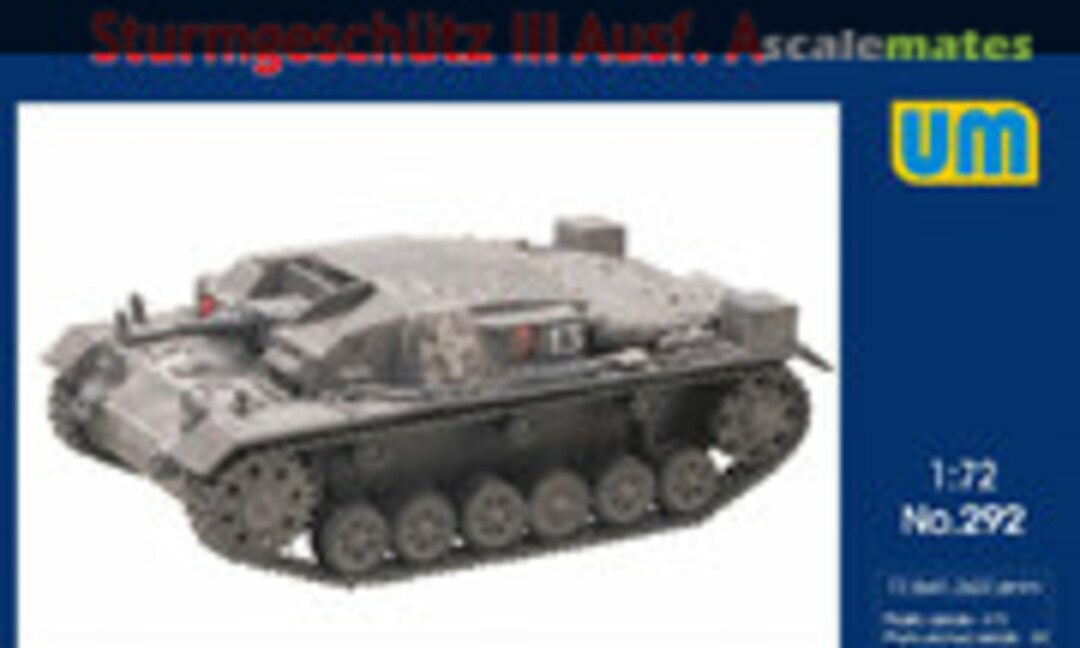 1:72 Sd.Kfz. 142 Sturmgeschütz III Ausf. A (UM  292)