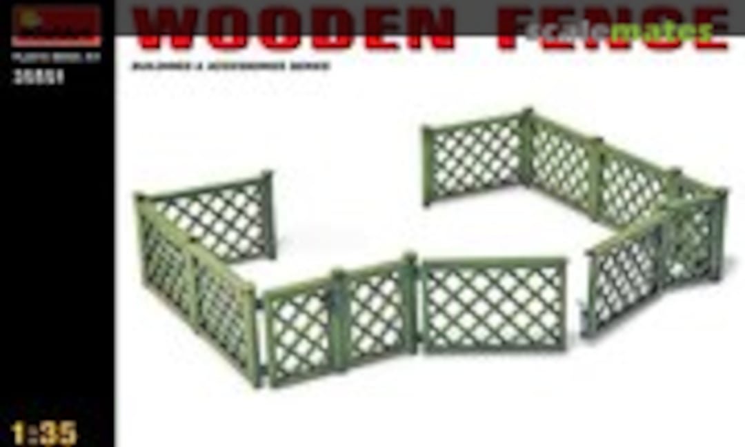 1:35 Wooden Fence (MiniArt 35551)