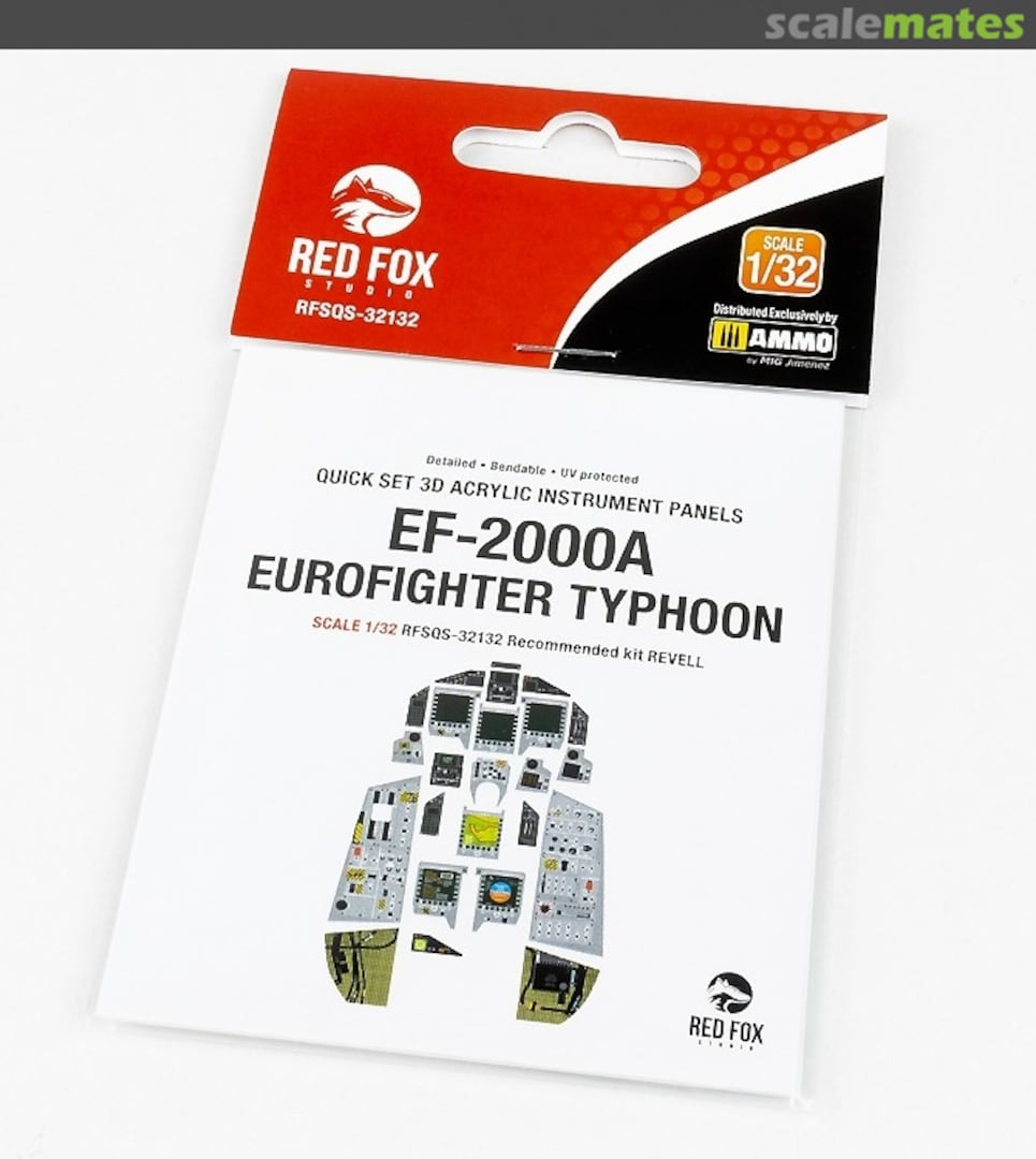 Boxart EF-2000A Eurofighter Typhoon (for Revell kit) RFSQS-32132 Red Fox Studio