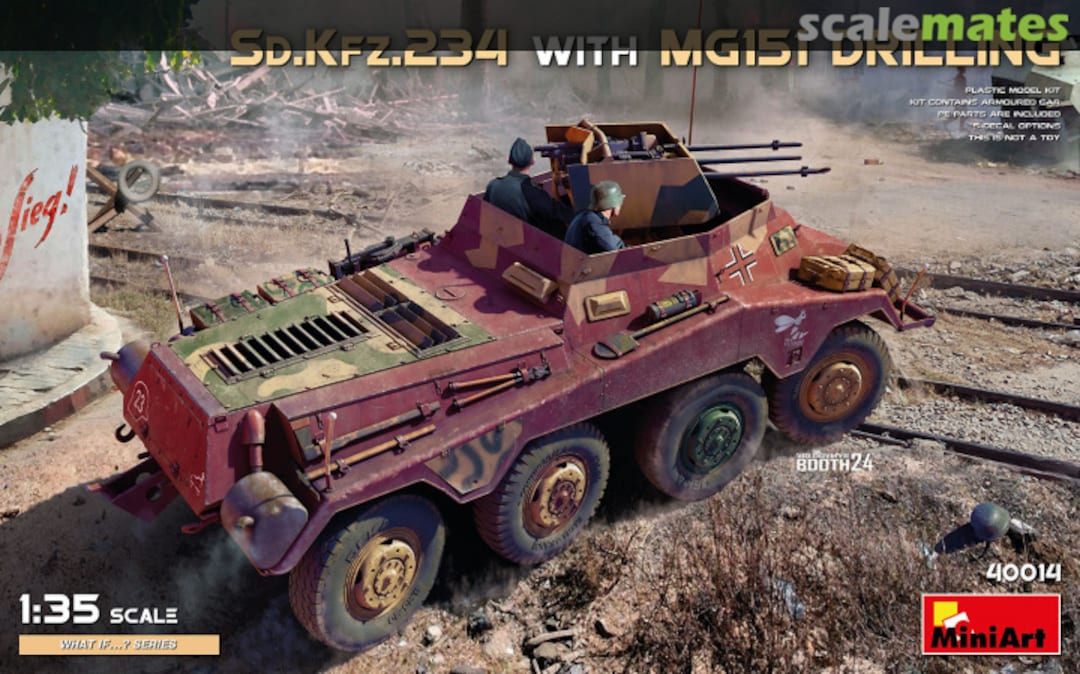 Boxart Sd.Kfz.234 WITH MG151 DRILLING 40014 MiniArt