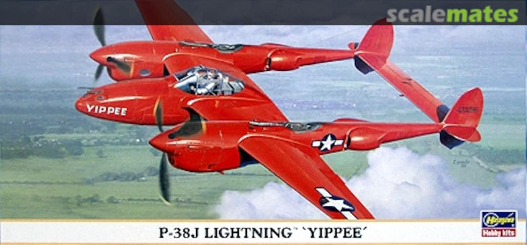 Boxart P-38J Lightning `Yippee´ 00395 Hasegawa