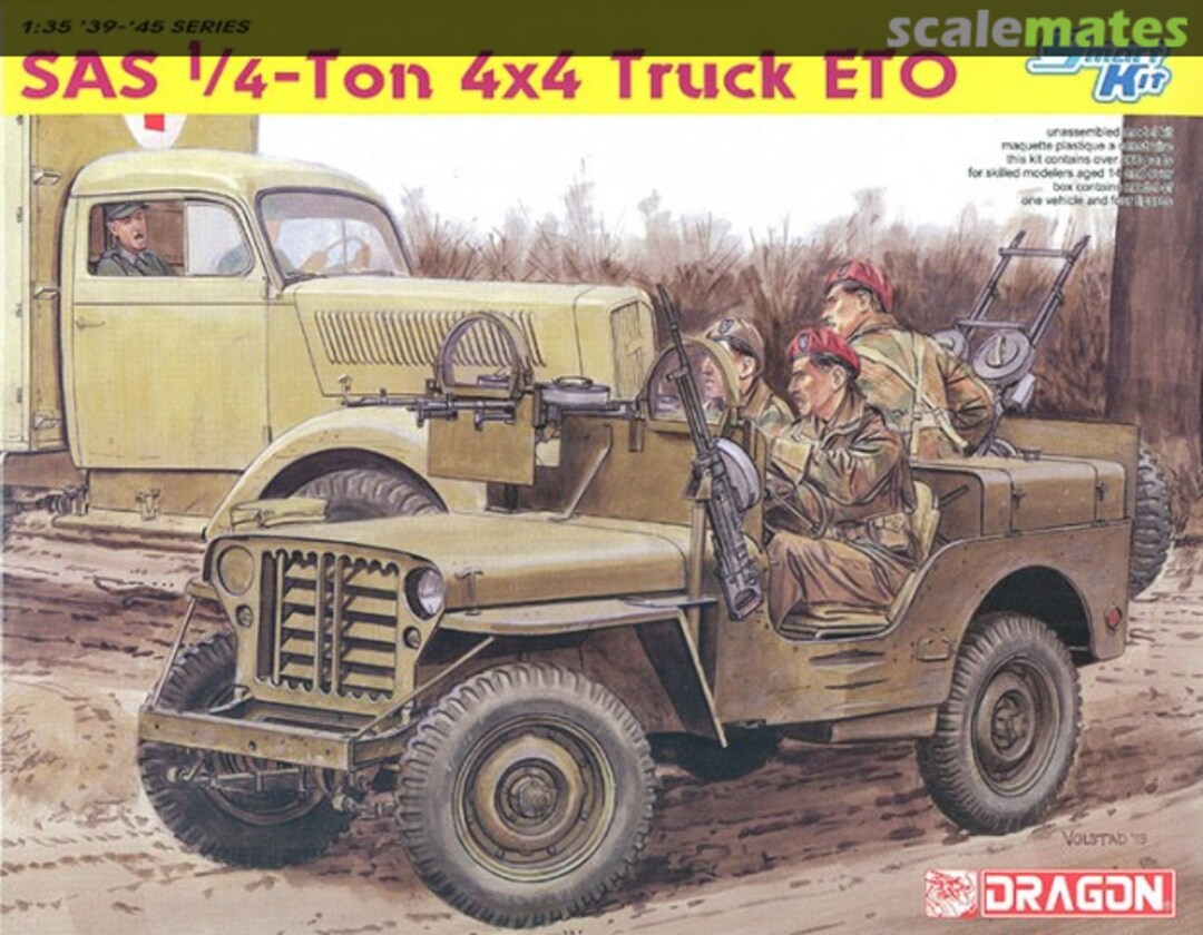 Boxart SAS Raider 1/4 Ton 4x4 Truck 6725 Dragon