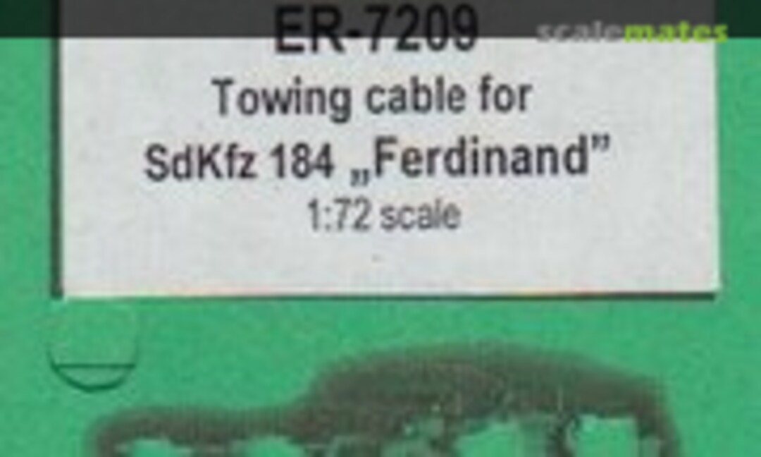 1:72 Towing cable for SdKfz 184 &quot;Ferdinand&quot; (Eureka XXL ER-7209)