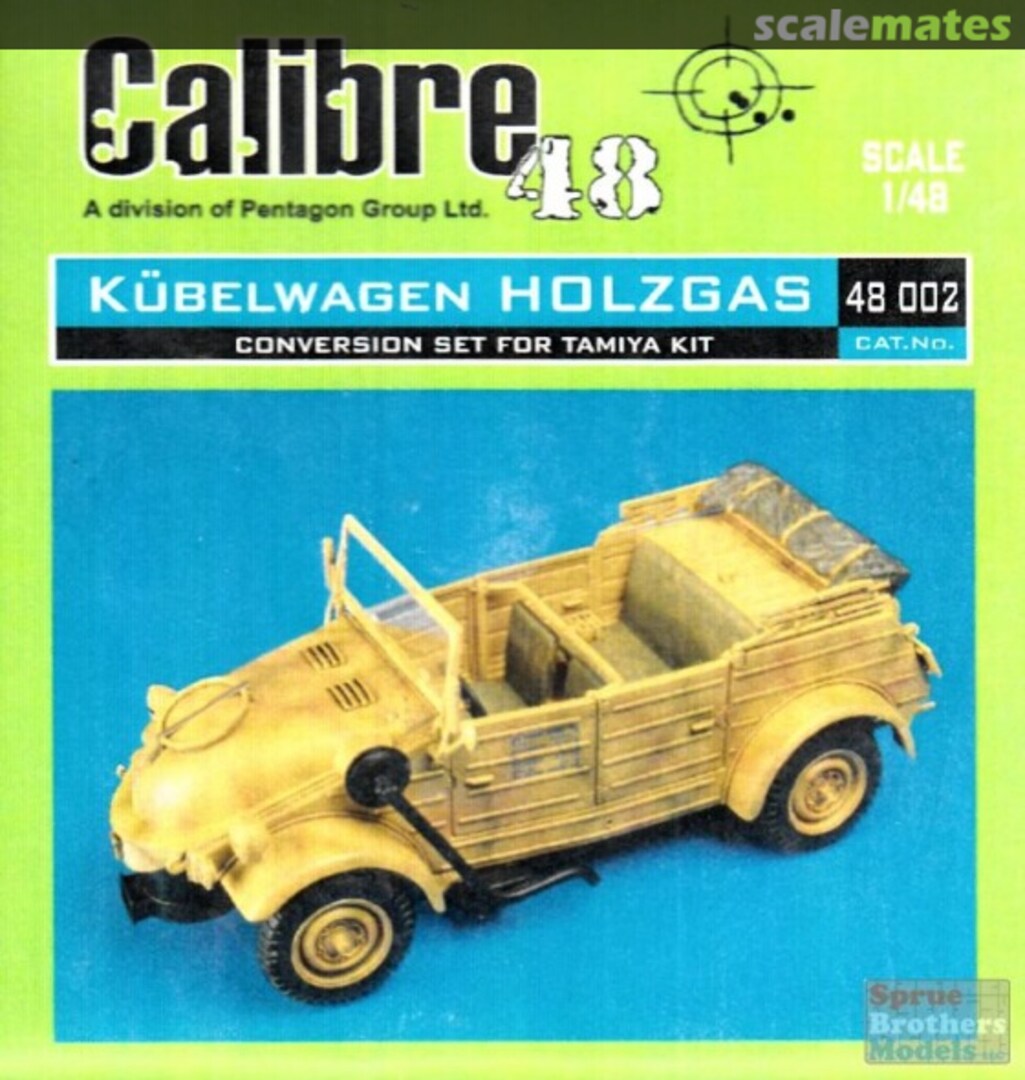 Boxart Kübelwagen Holzgas Conversion 48002 Calibre48