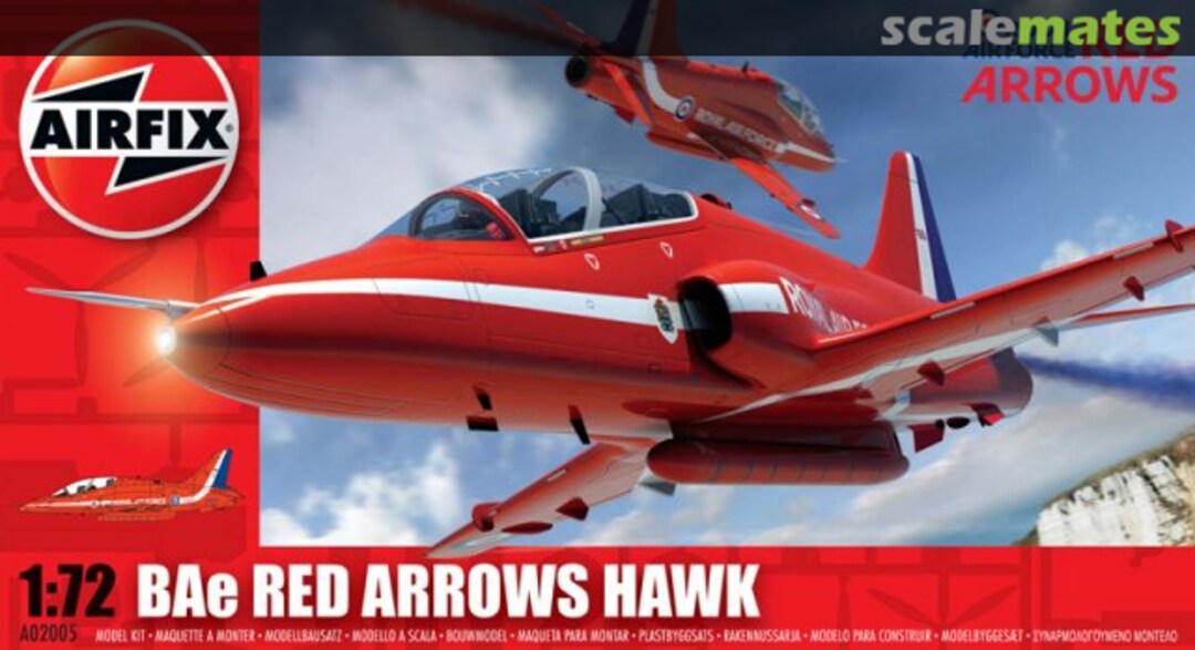 Boxart BAe Red Arrows Hawk A02005 Airfix