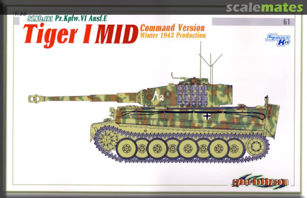 Boxart Pz.Kpfw VI Ausf.E Tiger I 6660 Cyber Hobby