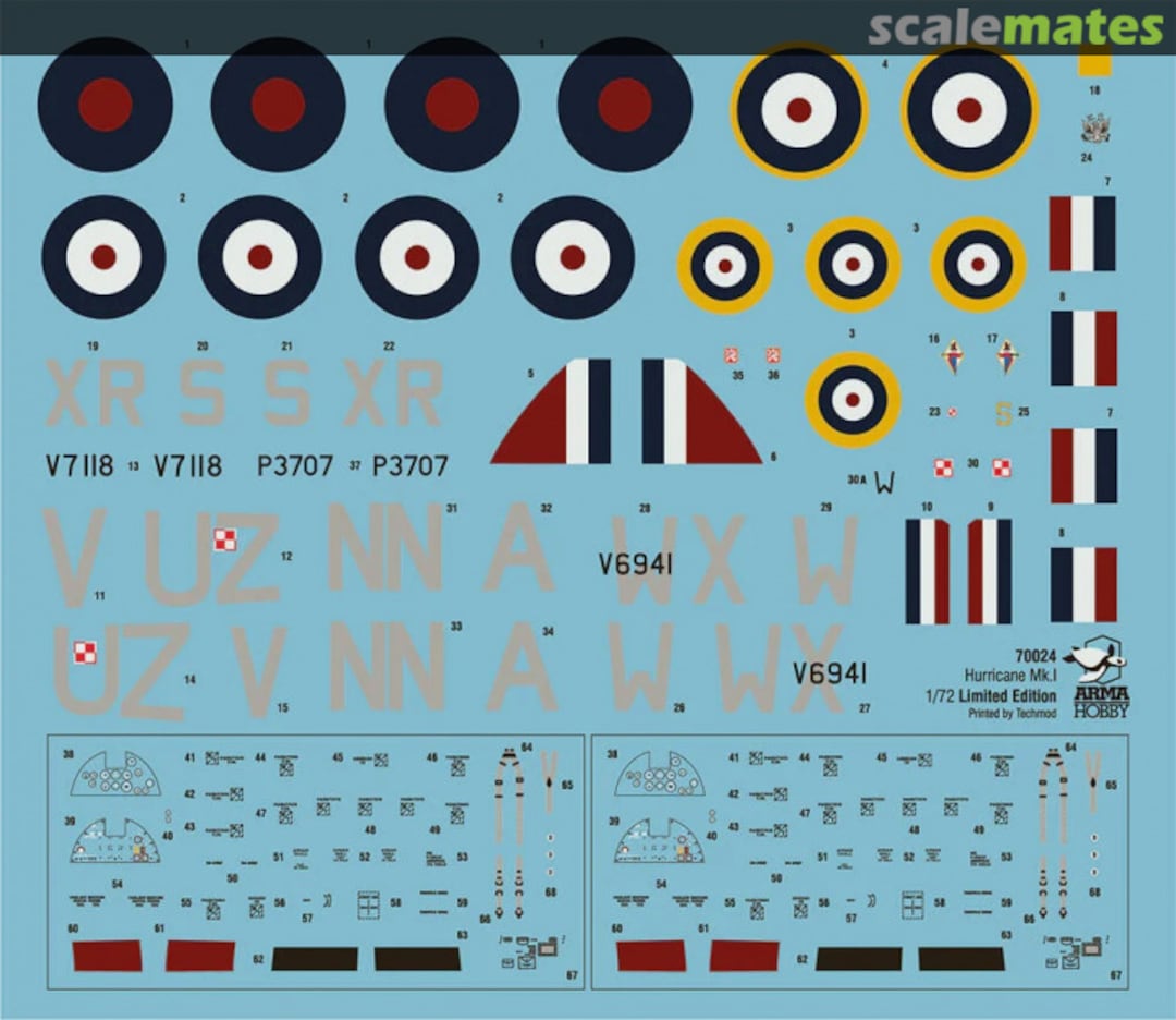 Contents Hurricane Mk I 70024 Arma Hobby