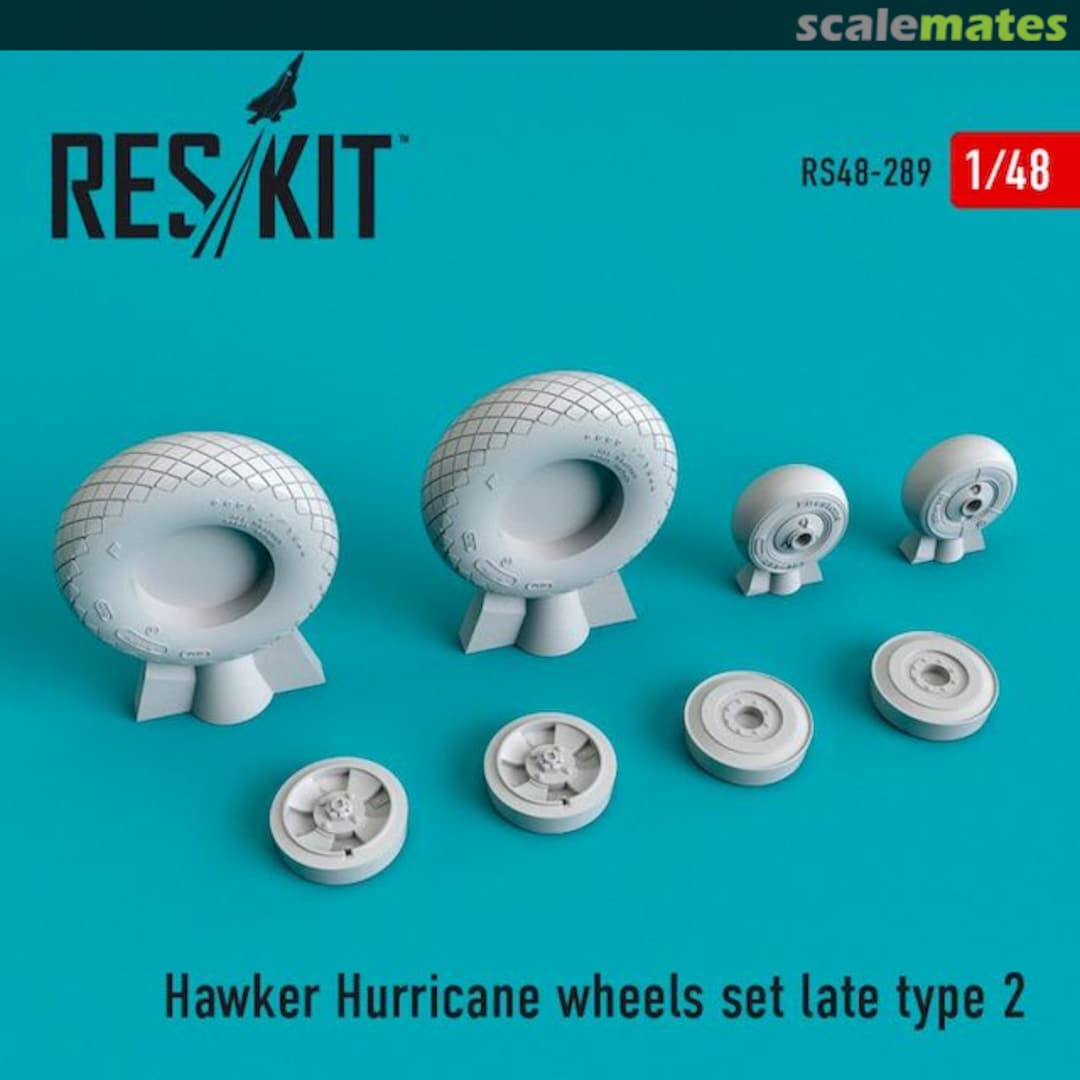 Boxart Hawker Hurricane - wheels set late (type 2) RS48-0289 ResKit