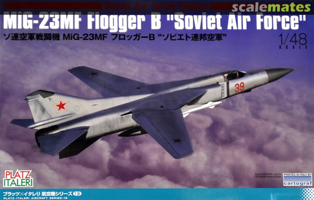 Boxart MiG-23 MF Flogger B "Soviet Air Force" TPA-19 Platz