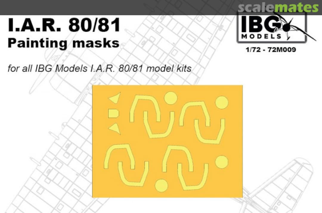 Boxart I.A.R.80/81 Painting Masks 72M009 IBG Models