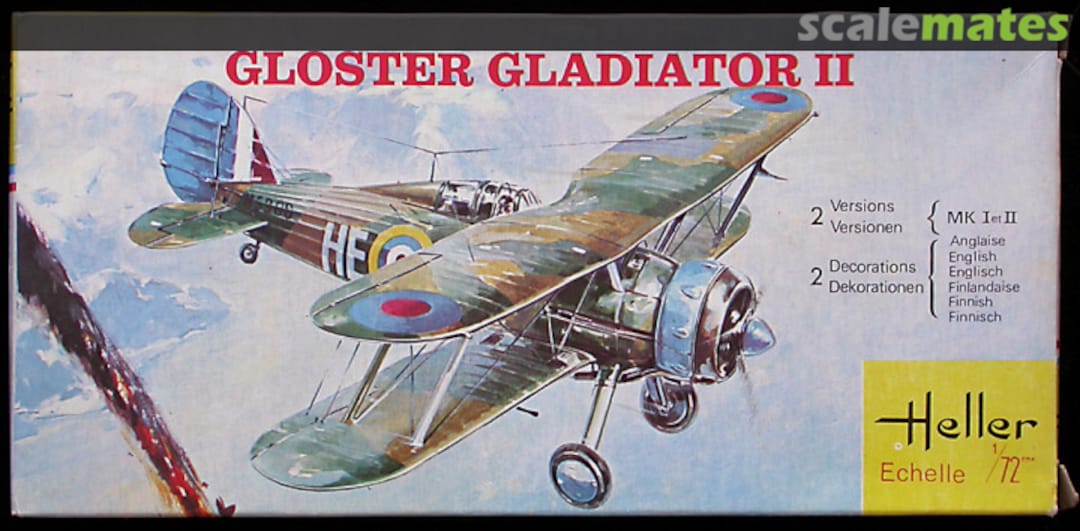 Boxart Gloster Gladiator II 153 Heller