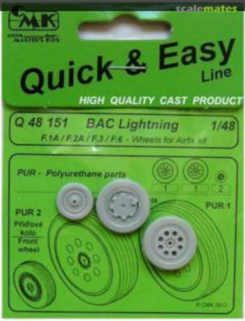 Boxart BAC Lightning F.1A/F.2A/F.3/F.6 Wheels Q48151 CMK