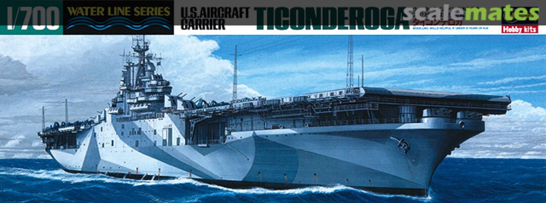 Boxart USS Ticonderoga CV-14 44710 Hasegawa