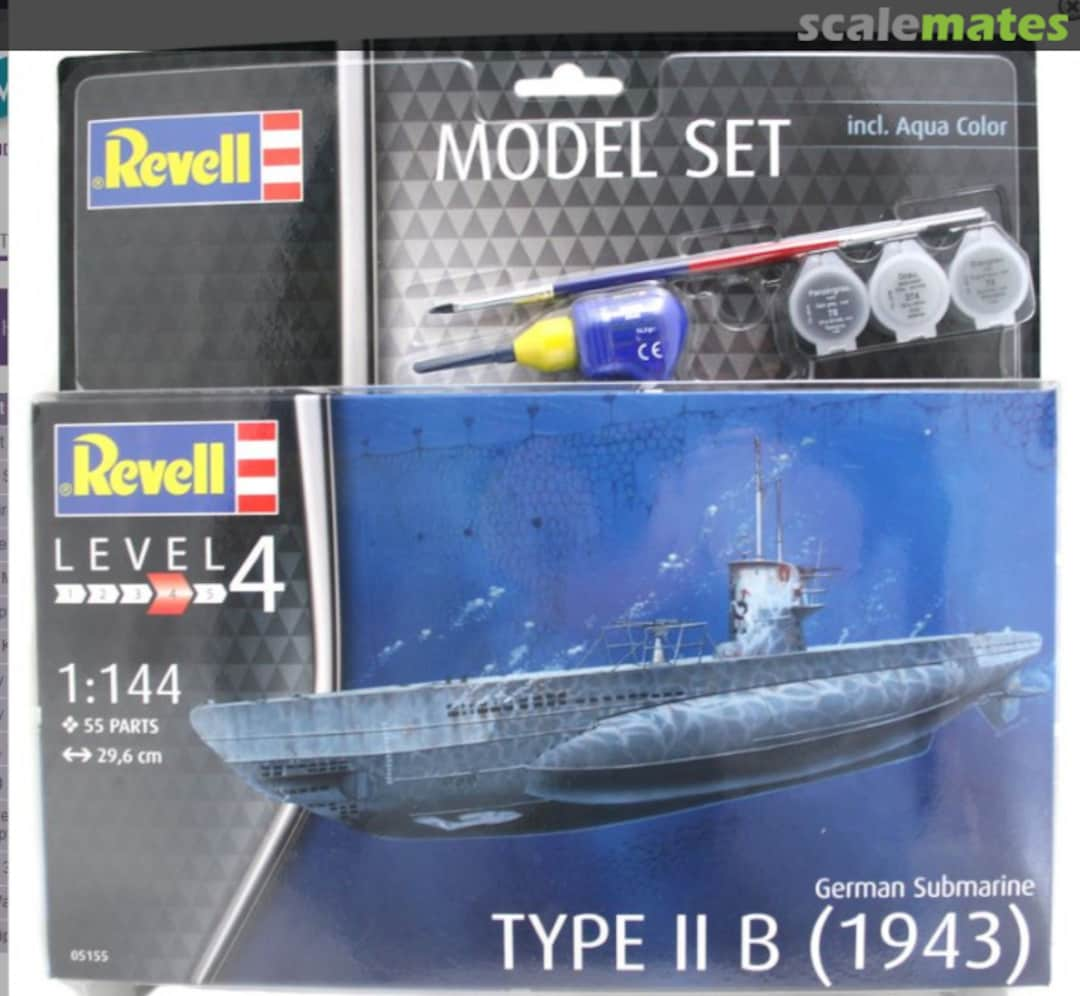 Boxart German Submarine Type II B (1943) 65155 Revell