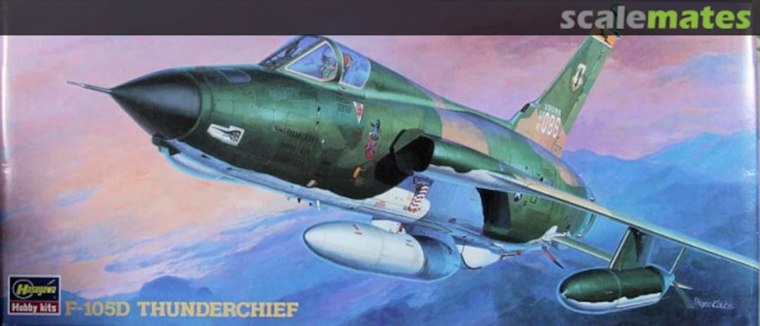 Boxart F-105D Thunderchief 02612 Hasegawa