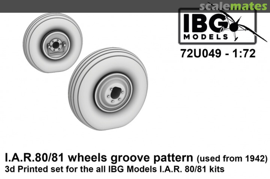 Boxart I.A.R.80/81 Wheels Groove Pattern 72U049 IBG Models