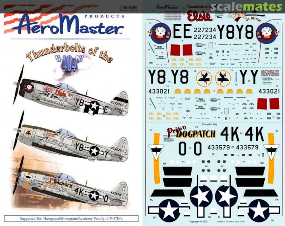 Boxart Thunderbolts of the "404" Pt. I 48-569 AeroMaster