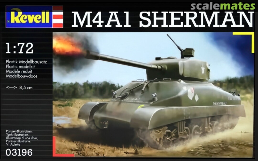 Boxart M4A1 Sherman 03196 Revell