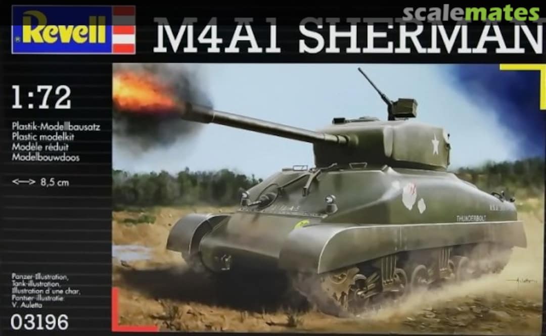 Boxart M4A1 Sherman 03196 Revell