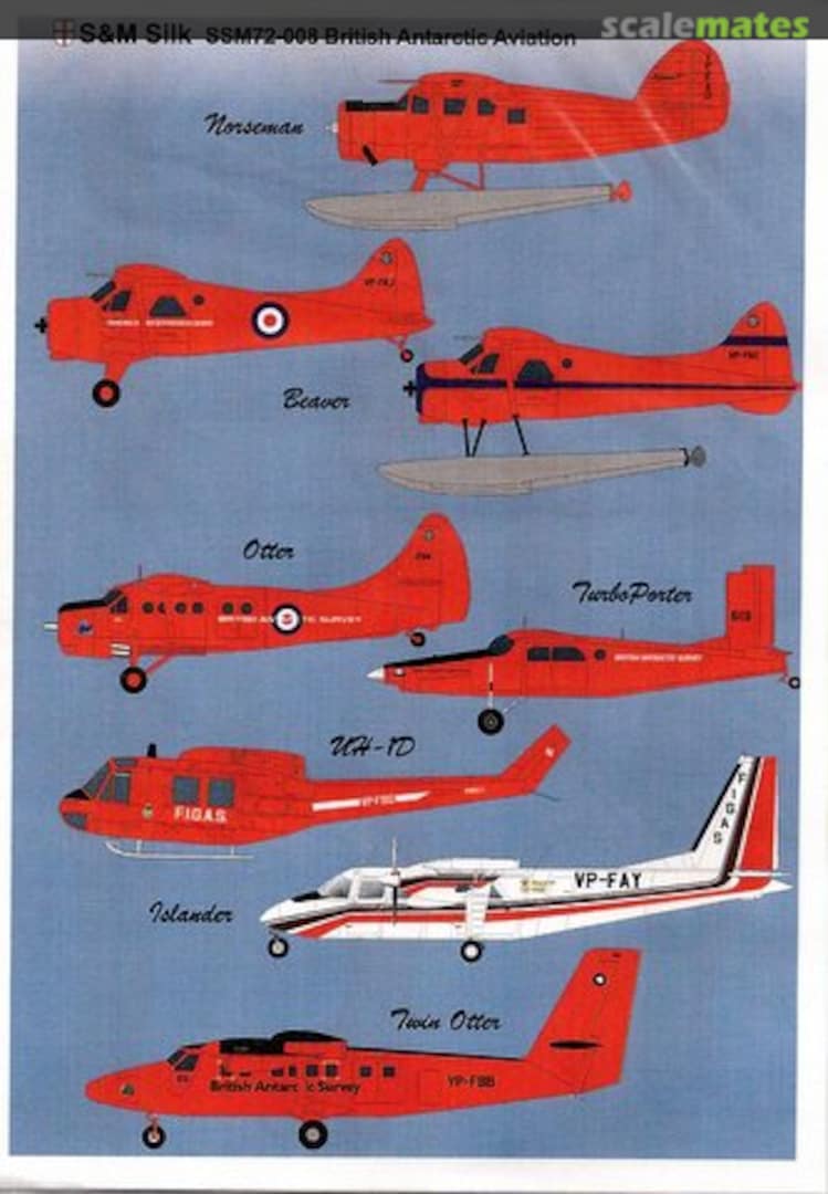 Boxart British Antarctic Aviation SSM72-008 S&M Silk