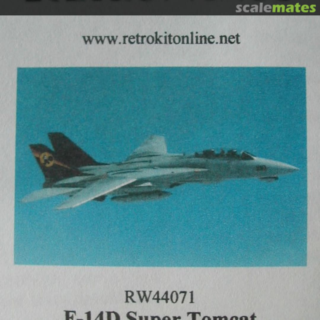 Boxart F-14D Cockpit RW44071 RetroWings