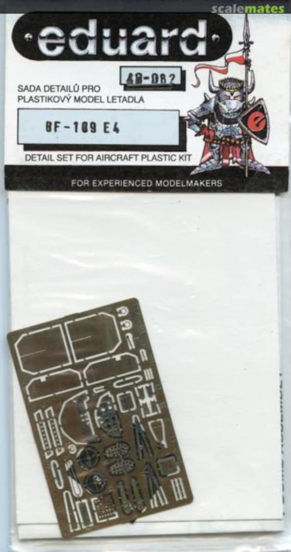 Boxart Bf-109 E4 Detail Set 48062 Eduard