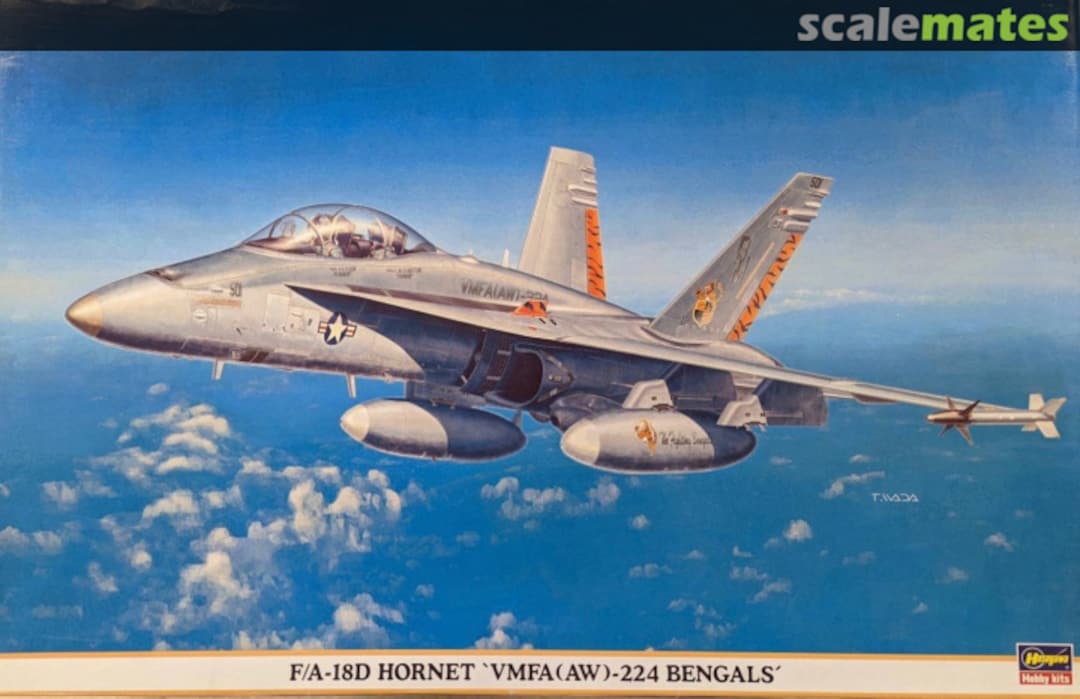 Boxart F/A-18 D Hornet `VMFA (AW)-224 Bengals´ 09339 Hasegawa