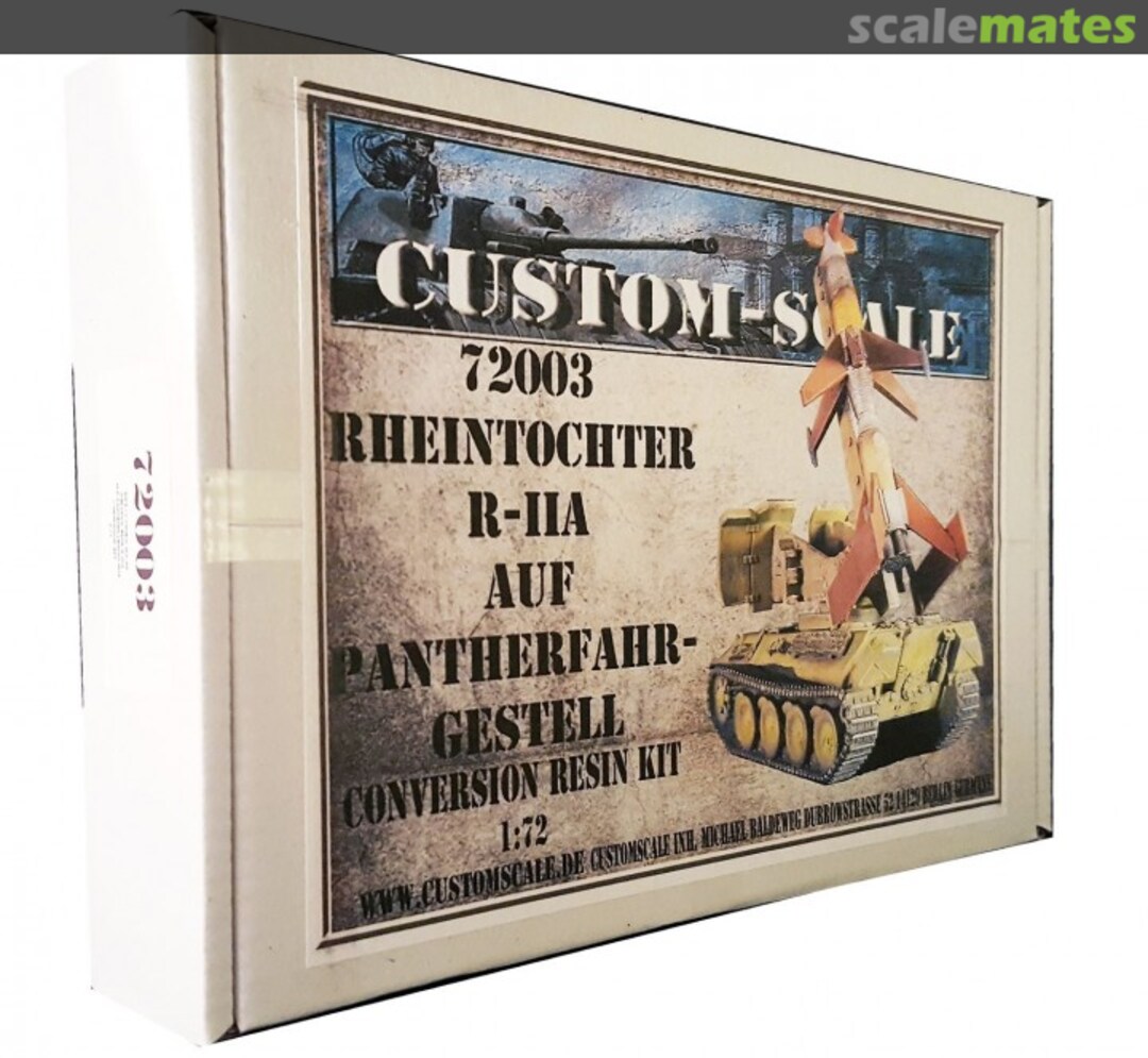 Boxart Rheintochter R-IIa auf Pantherfahrgestell 72003 Custom-Scale