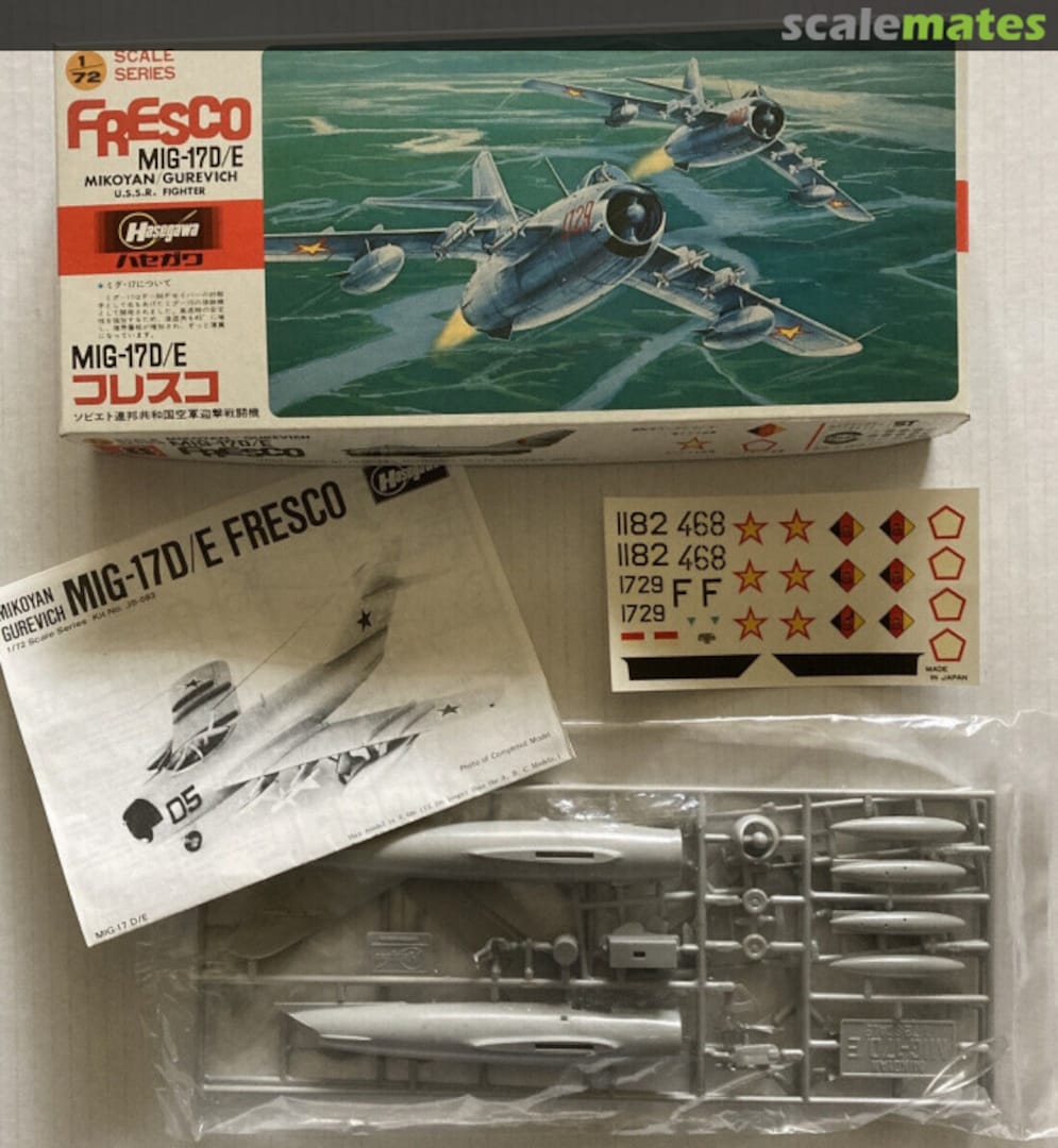 Contents MiG-17D/E C8 Hasegawa