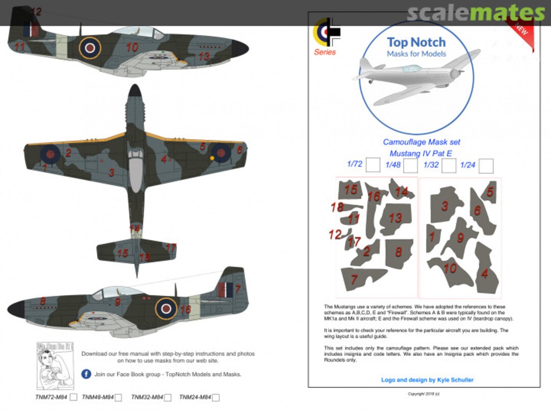 Boxart Mustang Pattern E Camo TMN24-M84 TopNotch