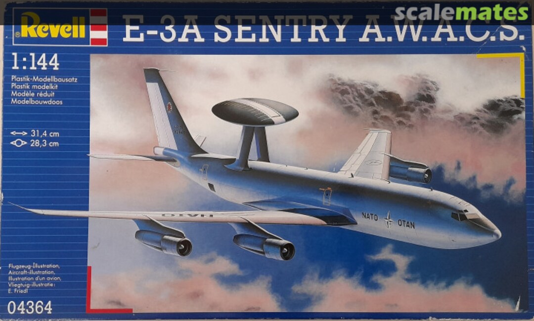 Boxart E-3A Sentry A.W.A.C.S. 04364 Revell