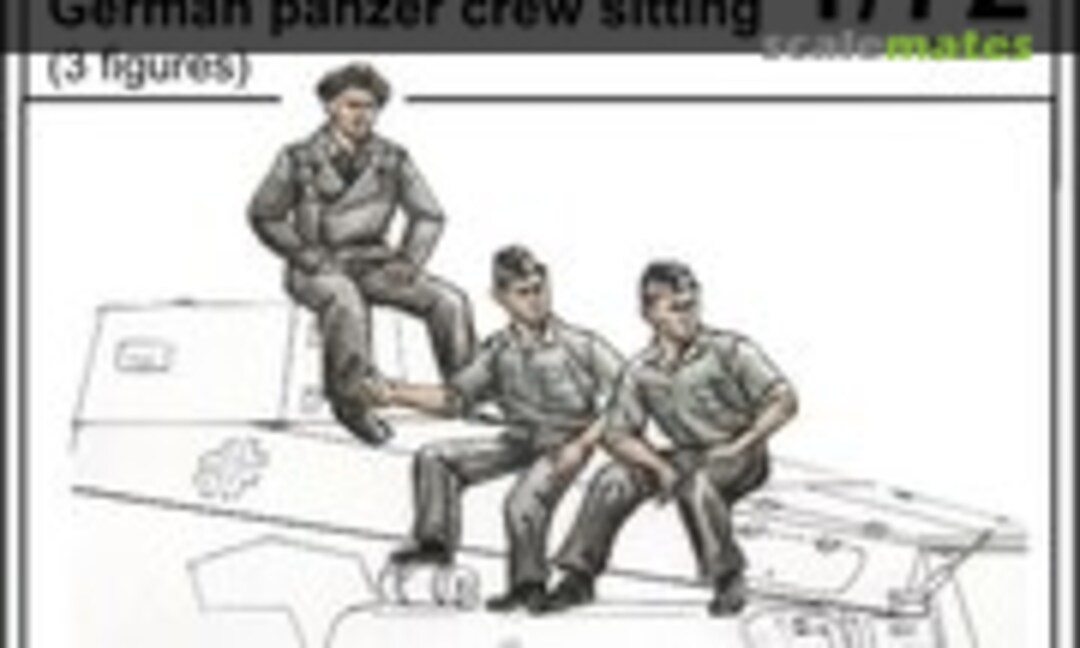 1:72 Panzer Crew sitting (CMK F72228)