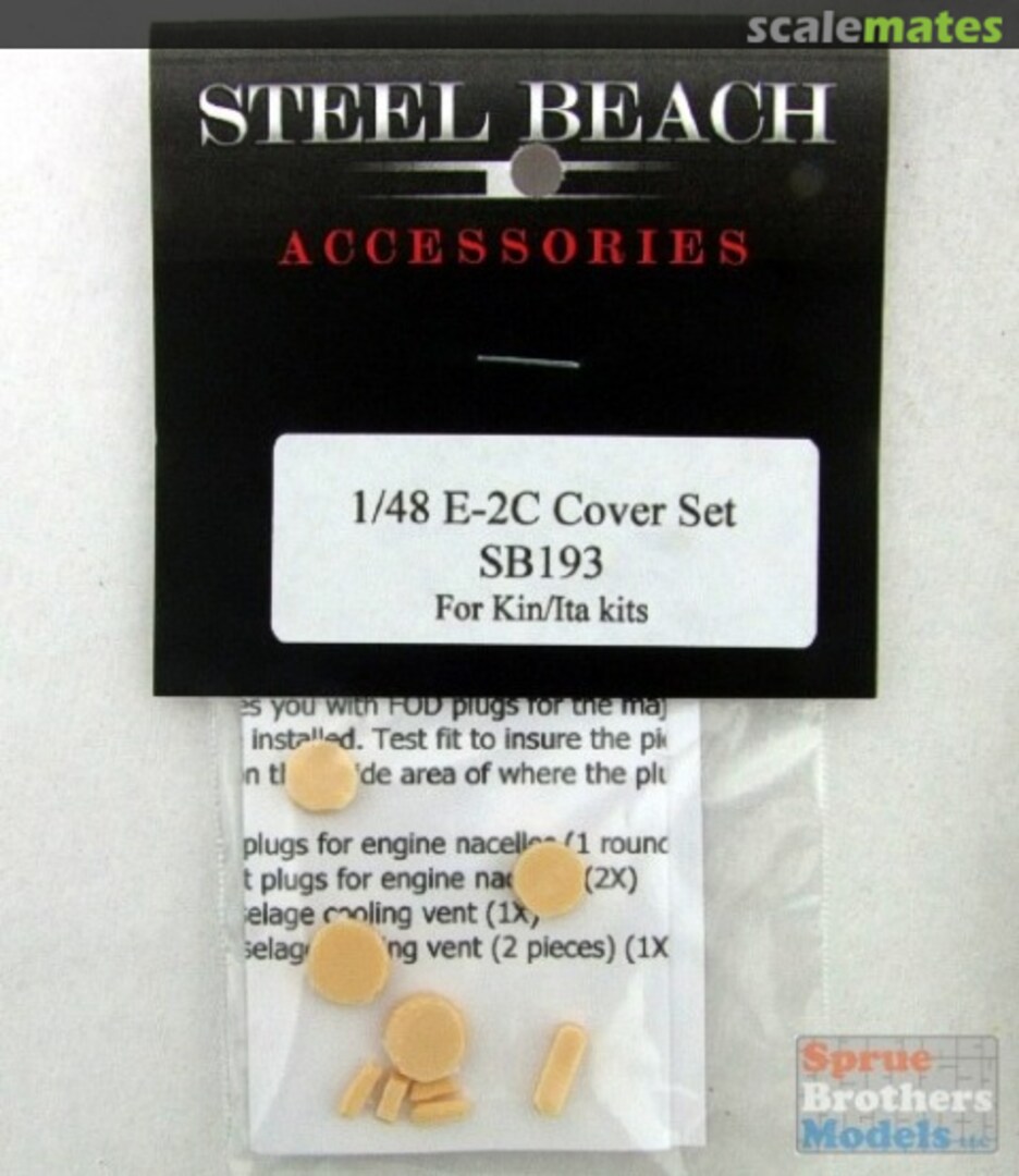 Boxart E-2C Hawkeye Cover Set (KIN/ITA kit) 48070 Steel Beach